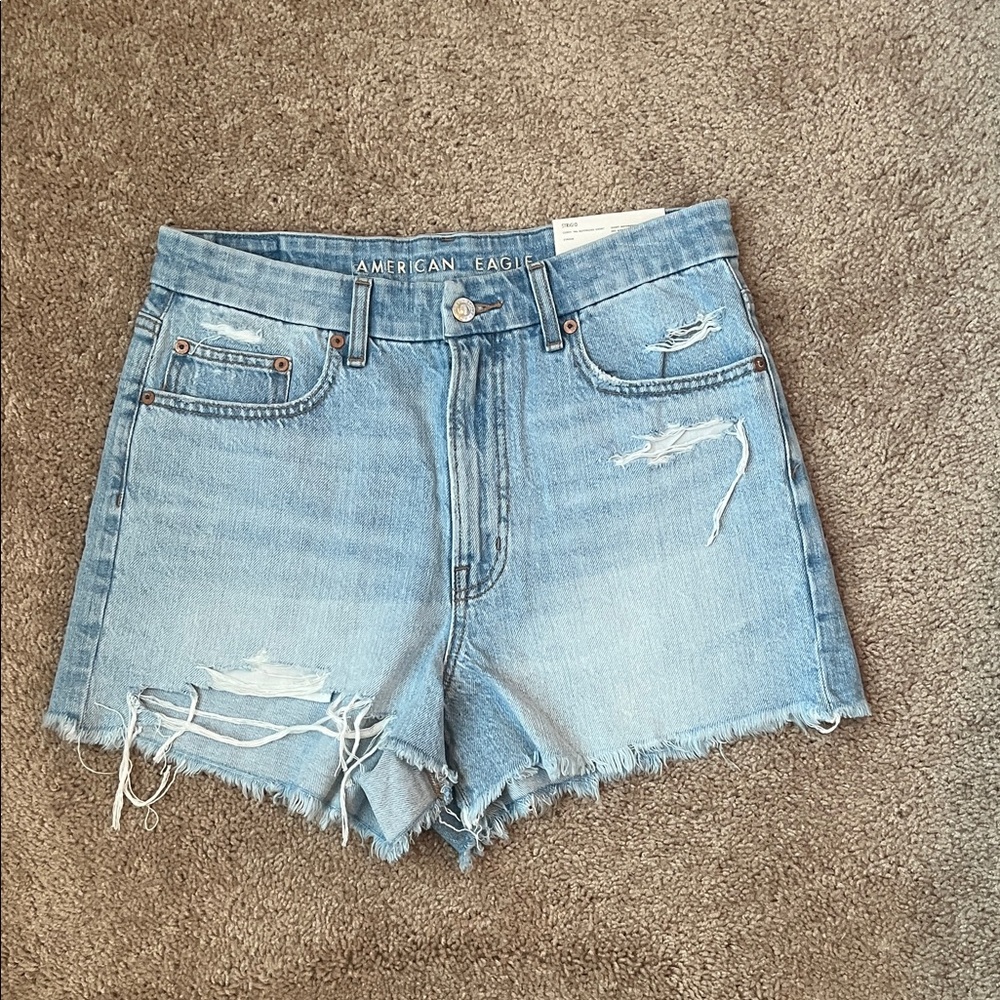 American Eagle Outfitters Light Blue Jean Shorts